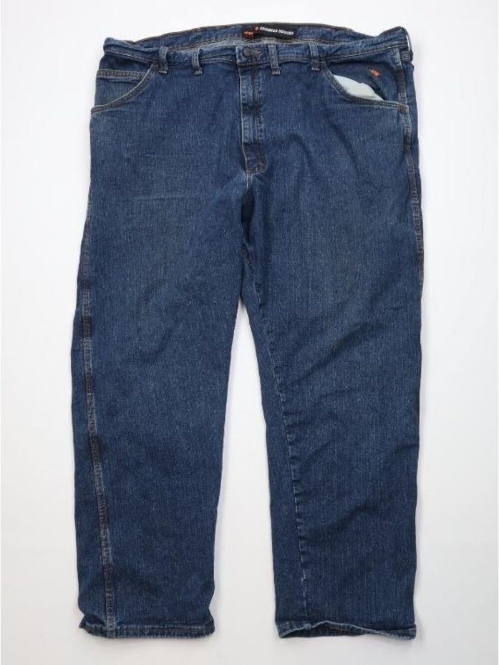 Vintage Y2K Wrangler FR Mens 44x30 Workwear Fire Flame Resistant Wide Leg Jeans
